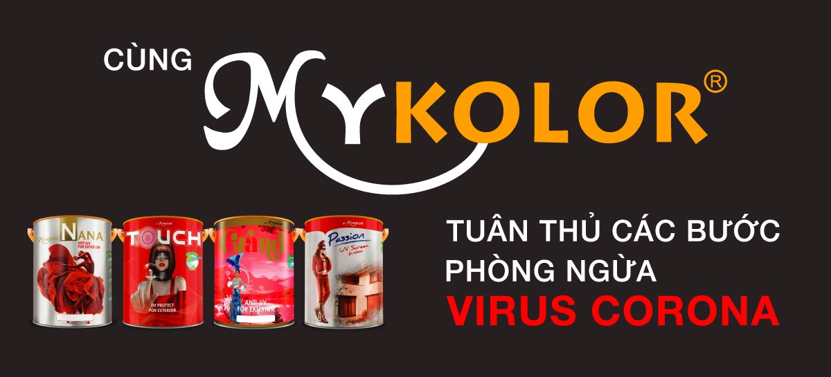 Cùng sơn Mykolor tuân thủ các bước phòng dịch để bảo vệ gia đình.