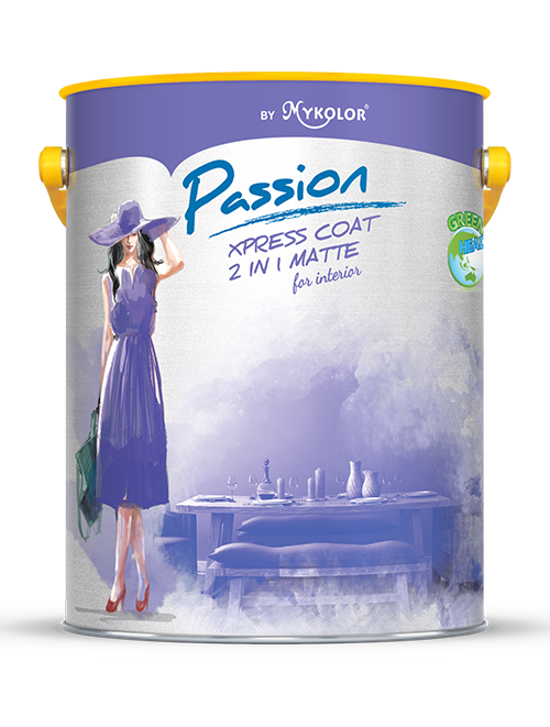 MYKOLOR PASSION  XPRESS COAT 2 IN 1 MATTE  FOR INTERIOR